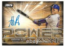 ANTHONY RIZZO 2017 Stadium Club POWER ZONE Autograph 3/10! Chicago CUBS Yankees
