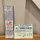 Apr 9, 1996 Derek Jeter 1st Career Opening Day Yankee Stadium Ticket With Parking
