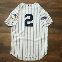 AUTHENTIC Derek Jeter #2 New York Yankees Jersey 44, All Star + Yankee Stadium
