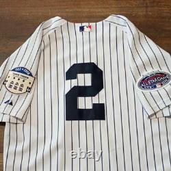 AUTHENTIC Derek Jeter #2 New York Yankees Jersey 44, All Star + Yankee Stadium