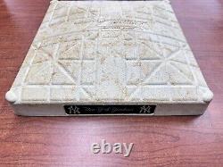 AUTHENTIC NEW YORK YANKEES STADIUM 2ND BASE OF 8/2/10 with STEINER AUTH GAME USED