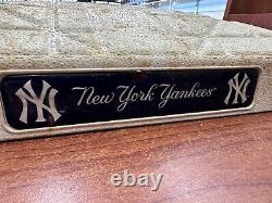 AUTHENTIC NEW YORK YANKEES STADIUM 2ND BASE OF 8/2/10 with STEINER AUTH GAME USED