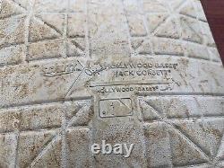 AUTHENTIC NEW YORK YANKEES STADIUM 2ND BASE OF 8/2/10 with STEINER AUTH GAME USED