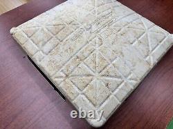AUTHENTIC NEW YORK YANKEES STADIUM 2ND BASE OF 8/2/10 with STEINER AUTH GAME USED