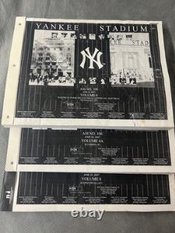 AUTHENTIC Yankee Stadium Blueprint Set HOK Plumbing, Audio, Electrical