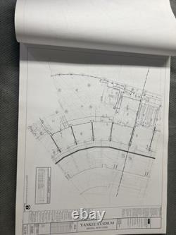 AUTHENTIC Yankee Stadium Blueprint Set HOK Plumbing, Audio, Electrical