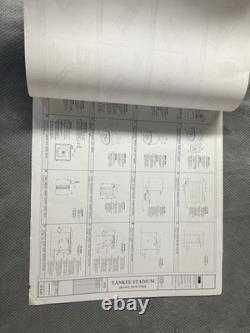 AUTHENTIC Yankee Stadium Blueprint Set HOK Plumbing, Audio, Electrical