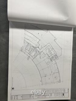 AUTHENTIC Yankee Stadium Blueprint Set HOK Plumbing, Audio, Electrical