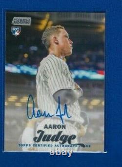 Aaron Judge 2017 Topps Stadium Club Signature MLB On Card Rookie AUTO NY Yankees