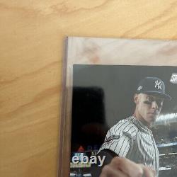 Aaron Judge 2020 Stadium Club Box Topper Auto Hand #'D 3/5 Yankees Rare Card! 
