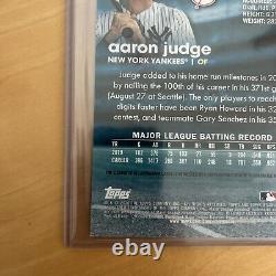 Aaron Judge 2020 Stadium Club Box Topper Auto Hand #'D 3/5 Yankees Rare Card! 
