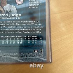 Aaron Judge 2020 Stadium Club Box Topper Auto Hand #'D 3/5 Yankees Rare Card! 