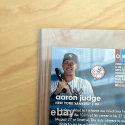 Aaron Judge 2020 Stadium Club Box Topper Auto Hand #'D 3/5 Yankees Rare Card! 
