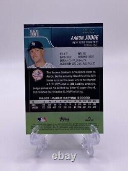 Aaron Judge 2022 Stadium Club Blue Foil #161 New York Yankees SSP # /50