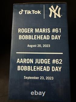 Aaron Judge 2024 Yankee Stadium SGA 62 Home Run Bobblehead New York Yankees MVP