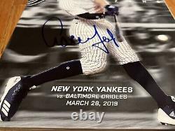 Aaron Judge Autographed Opening Day Yankees Magazine Program Scorecard SGA 2019
