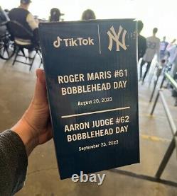 Aaron Judge New York Yankees SGA HR 62 MVP Bobblehead 4/20 Bronx Yankee Stadium