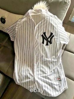 Aaron Judge New York Yankees White Home Authentic Jersey Majestic Size 48 New