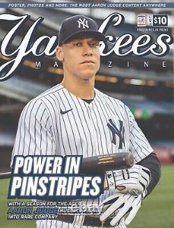 Aaron Judge Yankees Magazine Program Scorecard Sept 9/20/2022 SGA Homerun #60