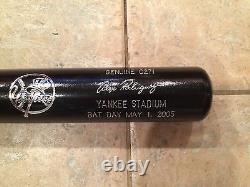 Alex Rodriguez Yankee Stadium 5/1/2005 Bat Day Bat! 11 Yrs Old- Mvp Yr-3000 Hits