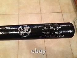 Alex Rodriguez Yankee Stadium 5/1/2005 Bat Day Bat! 11 Yrs Old- Mvp Yr-3000 Hits