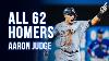 All 62 Home Runs From Aaron Judge S Unforgettable Season