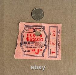 Antique Boxing Ticket Jack Dempsey Vs Jack Sharkey 1927 Yankee Stadium New York