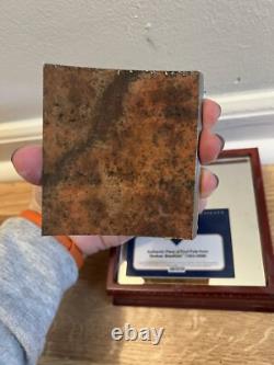 Auth Yankee NYY Stadium Foul Pole Steiner