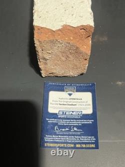 Authentic Brick From The Original Yankee Stadium, Mlb Authenticated