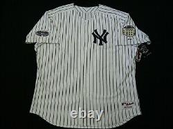 Authentic Derek Jeter Yankees Home 2008 Jersey withAll-Star & Stadium Patches 54