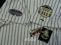 Authentic Derek Jeter Yankees Home 2008 Jersey withAll-Star & Stadium Patches 54