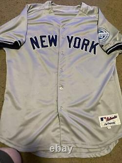 Authentic Mariano Rivera New York Yankees Jersey 52 XL Stitched Stadium Patch
