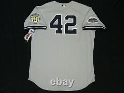 Authentic Mariano Rivera Yankees Road 2008 Jersey withAll-Star& Stadium Patches 52
