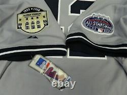 Authentic Mariano Rivera Yankees Road 2008 Jersey withAll-Star& Stadium Patches 52
