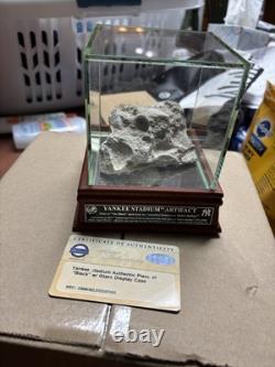 Authentic Old Yankee Stadium Artifact Black +Case MLB Steiner COA