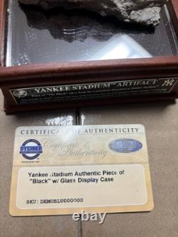 Authentic Old Yankee Stadium Artifact Black +Case MLB Steiner COA