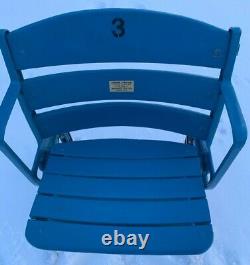 Authentic Yankee Stadium 1923-1973 Wooden Seat Chair #3 Ruth New York Yankees