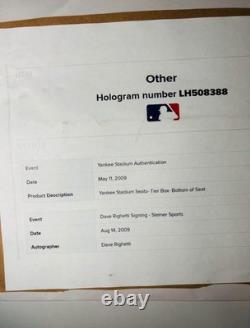 Authentic Yankee Stadium Seat MLB Professional Framed Display Man Cave Bar Holo