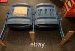 Authentic Yankee Stadium Seats from stands at the original stadium STEINER COA