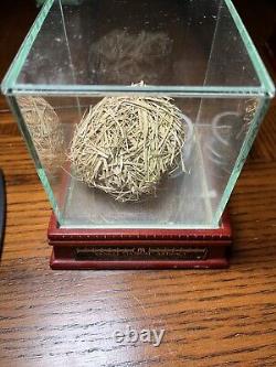 Authentic Yankees Stadium Grass Artifact Old Yankees Stadium 2008 WithCase