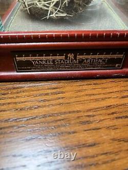 Authentic Yankees Stadium Grass Artifact Old Yankees Stadium 2008 WithCase