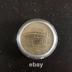 Authenticated 1923 Yankee Stadium Infield Dirt Coin an Baseball Memorabilia RARE