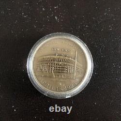 Authenticated 1923 Yankee Stadium Infield Dirt Coin an Baseball Memorabilia RARE