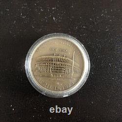 Authenticated 1923 Yankee Stadium Infield Dirt Coin an Baseball Memorabilia RARE