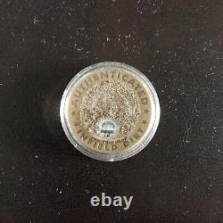 Authenticated 1923 Yankee Stadium Infield Dirt Coin an Baseball Memorabilia RARE