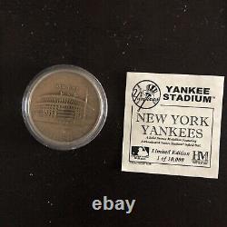 Authenticated 1923 Yankee Stadium Infield Dirt Coin an Baseball Memorabilia RARE