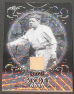Babe Ruth 2019 Leaf Collection Yankee Stadium Seat Black Wave (2/3) #44 New York
