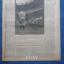 Babe Ruth Dies New York Yankees 1948 Original 8 Pg Supplement Yankee Stadium