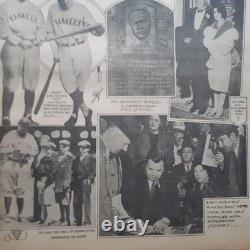 Babe Ruth Dies New York Yankees 1948 Original 8 Pg Supplement Yankee Stadium