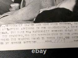 Babe Ruth Honored At Yankee Stadium, Vintage 1947 International News Soundphoto